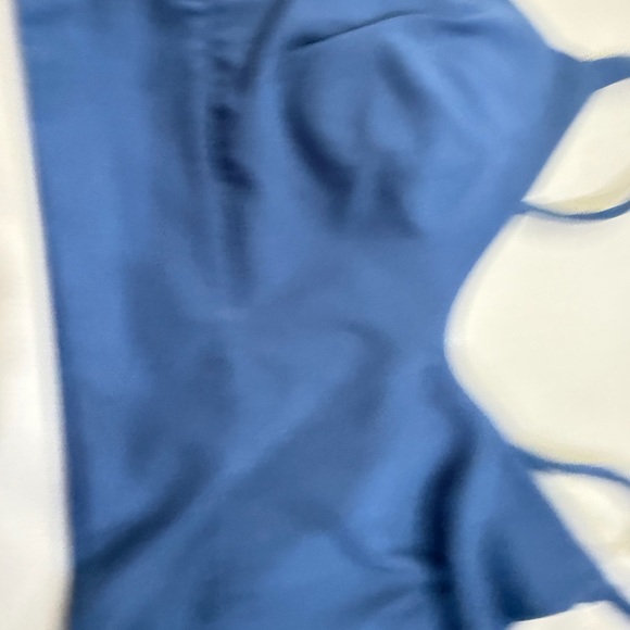 Lululemon Blue Twill Focuser Bra- Women Intimates & Sleepwear - Picture 6 of 6